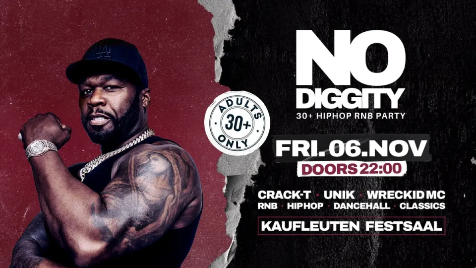 Flyer No Diggity - Kaufleuten Zürich 06.11.26