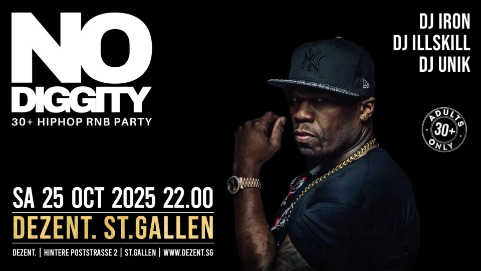 Flyer No Diggity - Dezent St.Gallen