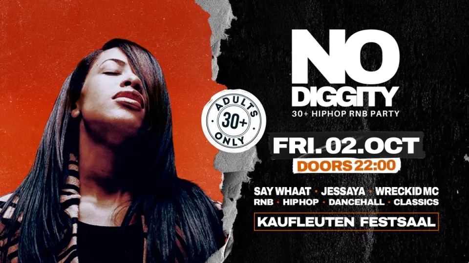 Flyer No Diggity - Kaufleuten Zürich 02.10.26