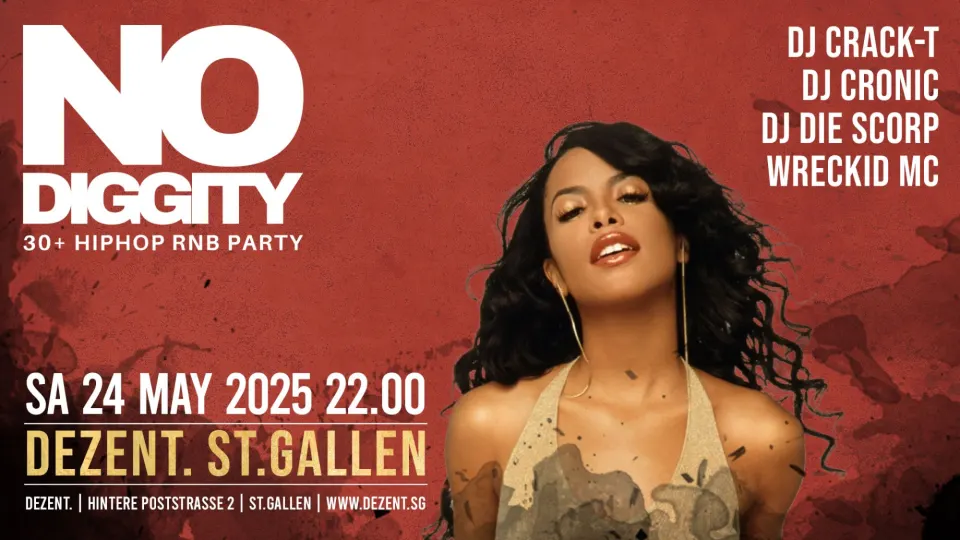 Flyer No Diggity - Dezent St.Gallen